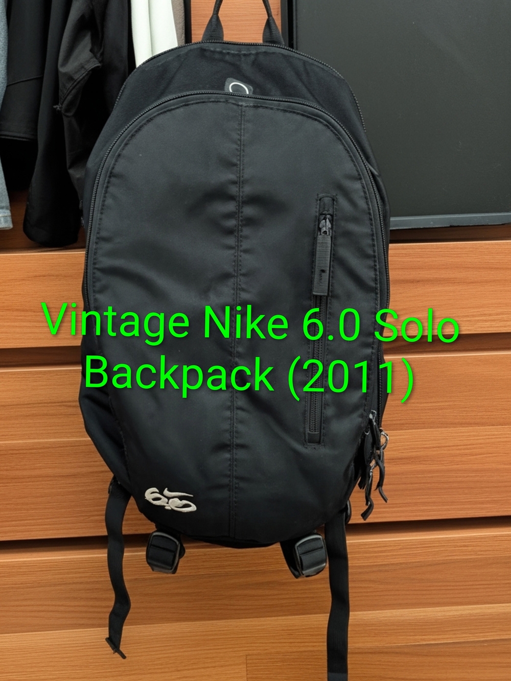 Vintage Nike 6.0 Solo Black Backpack (2011) EUC